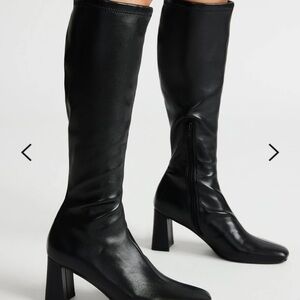 Steve Madden Holly Black Heeled Boots